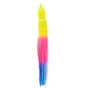 10 ''25cm Câu Cá Biển Marlin cá ngừ mực bạch tuộc váy mềm Silicone cao su mực váy thu hút trò chơi lớn trolling - Product Image 6