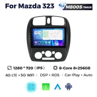 Système vidéo de voiture MEKEDE MS, caméra panoramique 360° pour MAZDA 323, écran tactile, autoradio AM FM