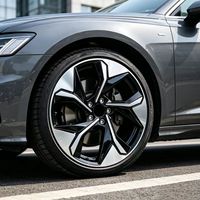 1 pièce Jante en alliage forgé 5 trous Noir brillant Face usinée Jante forgée personnalisée pour voiture 18-26 pouces pour modification de voiture de tourisme Y000