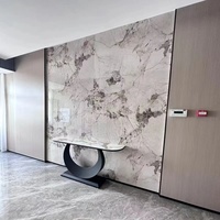 Offre Spéciale : Panneau Mural et Plaque en SPC Effet Marbre Ignifuge et Imperméable 4x8 pieds / Feuille de PVC Effet Marbre avec Revêtement Anti-UV