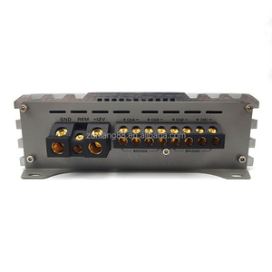 Tốt Nhất 12V Xe Điện Amp 4 Kênh <span class=keywords><strong>AB</strong></span> Xe Loa Siêu Trầm Khuếch Đại Rms 130W * 4 <span class=keywords><strong>2</strong></span> Ohms Âm Bass Mạnh Mẽ Woofer Xe Loa Khuếch Đại - Product Image 4