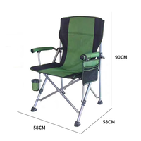 Chaise pliante d'extérieur robuste et moderne, portable, pour plage, camping, barbecue, loisirs, croquis, chambre, école