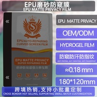 Film de protection d'écran anti-espion S Logo EPU mat 180*120mm, imperméable, 4 couches, pour machine de découpe (en stock)
