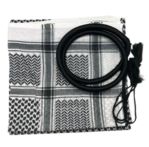 Pañuelo Keffiyeh Tradicional Rojo y Blanco, Auténtico de Arabia Saudita, Emiratos Árabes Unidos y Medio Oriente, para Hombre y Mujer, OEM - Product Image 4