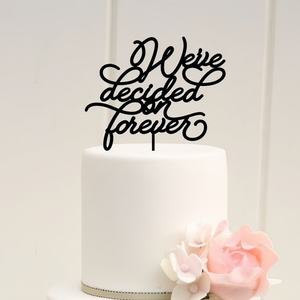 Adornos de Pastel de Acrílico Negro Reutilizables y Ecológicos para Propuesta de Matrimonio, Decoraciones y Accesorios para Boda y Compromiso - Product Image 3