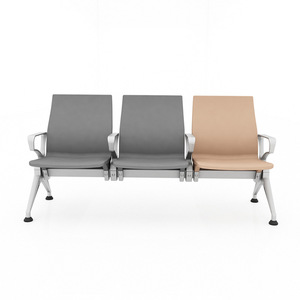 Sillas de espera para la industria nacional GY-TU03PU, de acero, con reposabrazos, para hospitales y escuelas - Product Image 1