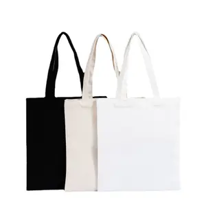 空白のポータブルキャンバストートバッグ卸売カナダ缶シングルショルダーキャンバスバッグ手描きの布バッグはロゴで印刷することができます