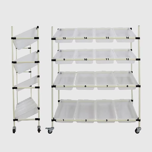 Carro de Recogida Resistente Personalizado de Fábrica, Carro de Clasificación, Carro de Mano Móvil, Estante de Almacenamiento de Materiales para Almacén con Ruedas - Product Image 4