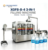 Ligne de production de machines de remplissage d'eau en petites bouteilles