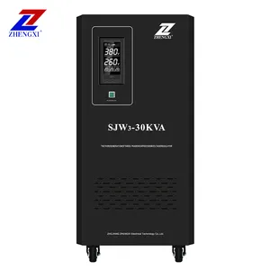 Bobine ZX Servo Stabilisateur de Tension Triphasé Cuivre 20KVA 30KVA 50KVA SVC Servo Moteur Contrôle AC Tension 20 KVA