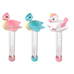 Hình dạng kỳ lân hồ bơi nổi hồ bơi nhiệt kế dễ thương động vật Nhiệt kế - Product Image 1