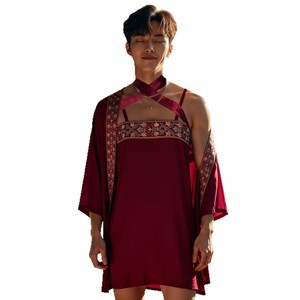 Ancient style sexy lingerie plus size pajamas men's crossdressing Hanfu national trend red bed teasing couple uniform temptation - Product Image 5