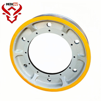 Poulie de traction d'ascenseur Mitsubishi EM2470 EM2430 OD710/720 à 7 rainures pour câble métallique de 12/14 mm, pièce de rechange pour roue de machine de traction d'ascenseur