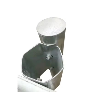 Colonne en acier haute résistance anti-impact cylindrique pour garde-corps routier en acier galvanisé à chaud anti-corrosion - Product Image 1