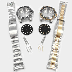 Prensa de acero 904l en el bisel de cerámica 40mm 41mm SUB Kit de caja de reloj apto para reloj 3135 /3235 Movement <span class=keywords><strong>116610</strong></span> 116613 - Product Image 2