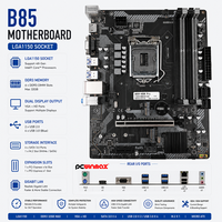PCWINMAX Nueva Placa Base B85 MATX LGA1150 DDR3 32GB PCIe 3.0 OEM Venta al por Mayor Stock Disponible para PC de Oficina de 4ª Generación