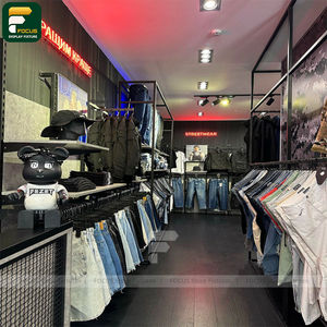 Expositor de moda moderno para minoristas, armario colgador de prendas de materiales mixtos, exhibición de marca - Product Image 6