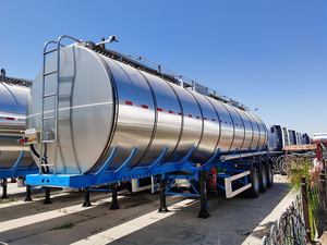 Semi-remorque en acier pour camions avec une capacité <span class=keywords><strong>de</strong></span> charge supérieure à 30 000 kg et <span class=keywords><strong>transport</strong></span> <span class=keywords><strong>de</strong></span> conteneurs <span class=keywords><strong>de</strong></span> 20/40 pieds - Product Image 2