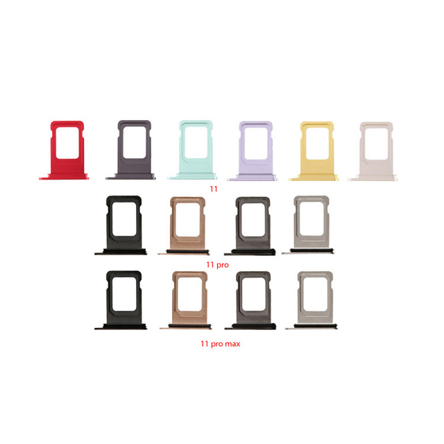 Sim Card Tray for iPhone 11 Sim Card Slot Holder for iphone 11 Pro Max Adapter Replacement