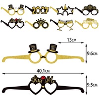 Lunettes de fête du Nouvel An 2027, accessoires amusants pour photomaton, fournitures de fête, décorations de fête pour la fête du Nouvel An