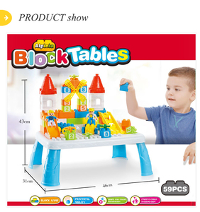 Set da Scrivania Divertente per Bambini con Blocchi da Costruzione e Tavolo con 59 Pezzi - Product Image 5