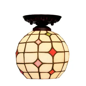 ZF-lámpara colgante de pared de techo de cristal, luz colgante de Arte Moderno, decoración del hogar, pequeña tiffany