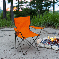 Chaise de camping pliable portable, durable, écologique, légère, confortable, capacité de charge de 100 kg, tissu Oxford 600D, parc, plage