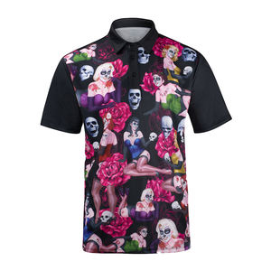 Camiseta Polo de Golf para Hombre, Personalizada OEM, de Alta Calidad, con Estampado Deportivo Sublimado Completo, 100% Poliéster - Product Image 3