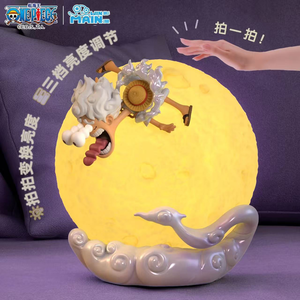 Figura de Acción Original de BANDAI al por Mayor, Anime One Piece, Gear 5, Nika Monkey D. Luffy, Luz Nocturna, Modelo de PVC de Usopp, Juguete Decorativo - Product Image 2