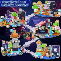 150 Piezas de Bloques de Construcción Magnéticos 3D de Plástico para Niños Mayores de 14 Años, Juego de Construcción Apilable, Juguetes Magnéticos de Aventura, ASTM