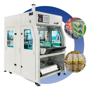 OCEAN Heat Tunnel Glass Bottle Package Electric Infrared Full Automatic Shrink Wrapping Machine for Can