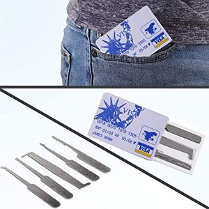 Mayorista de Herramientas de Cerrajería, Suministros para Cerrajeros, 3 Candados Transparentes de Práctica, Juego de 17 Piezas de Acero Inoxidable Chino para Abrir Cerraduras - Product Image 3