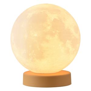 Lampe de chevet en forme de lune pour la décoration de la maison, lampe de table rechargeable par USB, cadeau, lampe de nuit LED moderne à commande tactile et à intensité variable pour l'intérieur - Product Image 5