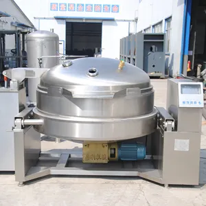 Commercial electric Steam hard candy cooking pot for jam Jacketed Kettle Mixing Equipment