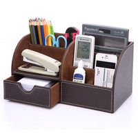 Ensemble de papeterie de bureau de luxe en cuir blanc/noir/marron/cuir, porte-coussin pliable en cuir, WFD en option