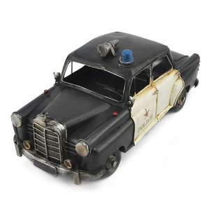 34*16*15CM Iron Car Model <strong>Office</strong> Decorations Metal Craft Vintage <strong>Police</strong> Car Model Handicraft Handmade Retro Metal Crafts <strong>Gifts</strong> - Product Image 1