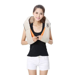 Chal de Masaje Eléctrico para Cuello y Hombros en Oferta, con 8 Bolas de Masaje, Amasamiento Shiatsu y Control de Tiempo, Cuero PU, Certificado CE - Product Image 5