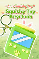 Nouveau Pendentif Squishy Console de Jeu Cartoon Créative, Jouet Anti-stress à Presser Élégant et Croquant, Porte-clés, Boîte Mystère, Vente en Gros