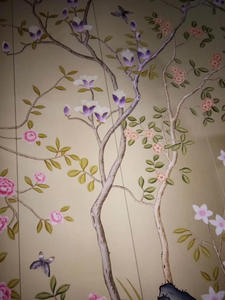 Zhenling luxury Chinoiserie silk <span class=keywords><strong>alberi</strong></span> a farfalla dipinti a mano <span class=keywords><strong>con</strong></span> <span class=keywords><strong>carta</strong></span> <span class=keywords><strong>da</strong></span> <span class=keywords><strong>parati</strong></span> a colori di sfondo variabile per la decorazione della parete interna - Product Image 6