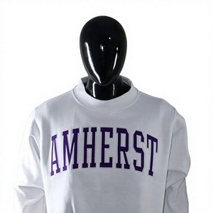 เสื้อฮู้ดซิป AMHERST ผ้าฝ้าย 100% ปักลาย คอปกกว้าง สีสันปรับแต่งได้ สไตล์วินเทจ - Product Image 2