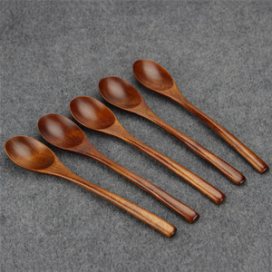<span class=keywords><strong>Amazon</strong></span> Venta caliente cocina de accesorios de madera cariño cucharas Natural reutilizable cuchara de madera - Product Image 2