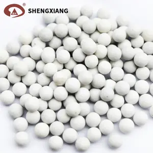 Medios de acabado vibratorio Shengxiang, medios de pulido de desbarbado de metal de carburo de silicio y óxido de aluminio empaquetados en 25kg/bolsa