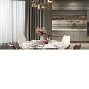 Europeu metal alta moderna dinning quadro mesa de luxo para dinning sala cozinha