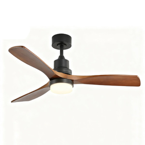 <b>Ceiling</b> Fan With <b>Light</b> 3 Blades Wood DC Motor <b>Remote</b> <b>Control</b> Outdoor Indoor Use - Product Image 5
