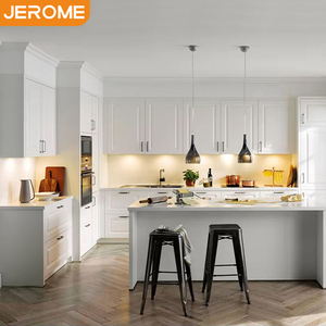 Listo para ensamblar, <span class=keywords><strong>placa</strong></span> de vacío de plástico, armario, juego de gabinetes, Panel de membrana de vacío de PVC decorativo, gabinetes de cocina de madera - Product Image 1