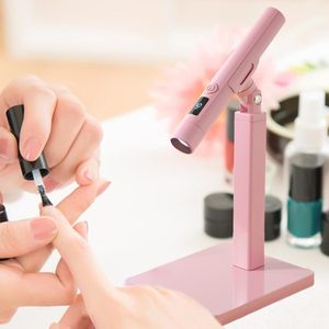 Xách Tay Mini Nail Đèn Cầm Tay Móng Tay Nghệ Thuật Đèn Với Đứng 360 Độ Xoay Đa Chức Năng Đèn - Product Image 1