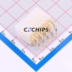 DLL-5569-10AW-GOLD Wire-to-Board Pin Header Bent Lead Through Hole,P=4.2mm Connector 2x5P 4.2mm Right Angle Insert 10P - Product Image 2