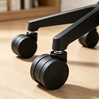 Meubles de bureau, roulettes en nylon universelles contemporaines de 50 mm pour chaise d'ordinateur, pièces détachées