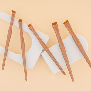 Juego <span class=keywords><strong>de</strong></span> Brochas <span class=keywords><strong>de</strong></span> Maquillaje <span class=keywords><strong>de</strong></span> Cejas <span class=keywords><strong>de</strong></span> Alta Calidad, <span class=keywords><strong>Brocha</strong></span> Plana en Ángulo <span class=keywords><strong>para</strong></span> Cejas, Color Marrón, <span class=keywords><strong>Brocha</strong></span> <span class=keywords><strong>para</strong></span> Gel <span class=keywords><strong>de</strong></span> Cejas, Logotipo Personalizado - Product Image 4