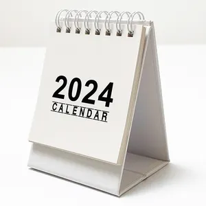 Custom 2024 Printing Desktop Calendar Desk Table Calendário Mensal do Advento